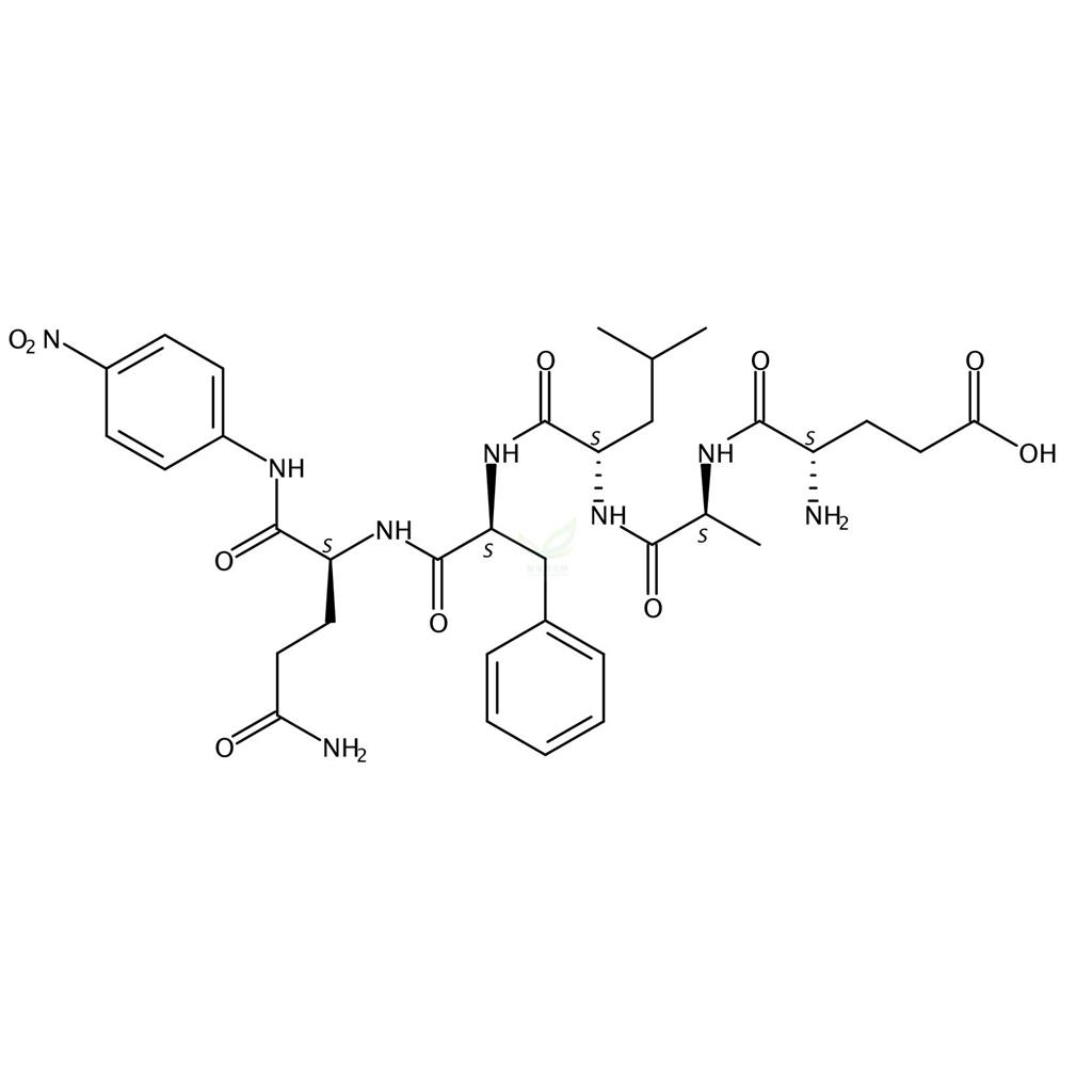 L-Glutamamide,L-α-glutamyl-L-alanyl-L-leucyl-L-phenylalanyl-N1-(4-nitrophenyl)-