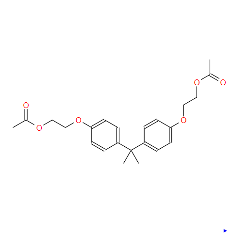 1-甲基亚乙基双(4,1-苯氧基-2,1-亚乙基)双乙酸酯,2,2'-[(1-methylethylidene)bis(4,1-phenyleneoxy)]bisethyl diacetate