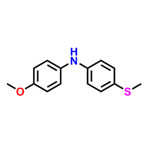 4-甲氧基-N-(4-(甲硫基)苯基)苯胺