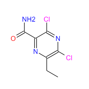 3,5-二氯-6-乙基吡嗪甲酰胺,3,5-Dichloro-6-ethylpyrazinecarboxamide