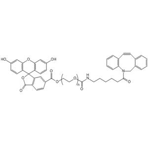 FITC-PEG-DBCO，熒光素-聚乙二醇-二苯并環(huán)辛炔