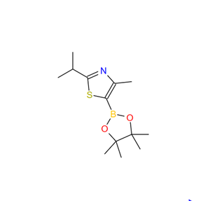 2-异丙基-4-甲基噻唑-5-硼酸频那醇酯,2-Isopropyl-4-methyl-5-(4,4,5,5-tetramethyl-1,3,2-dioxaborolan-2-yl)thiazole