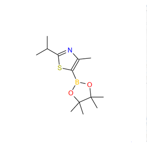 2-异丙基-4-甲基-5-(4,4,5,5-四甲基-1,3,2-二氧硼杂环戊烷-2-基)噻唑