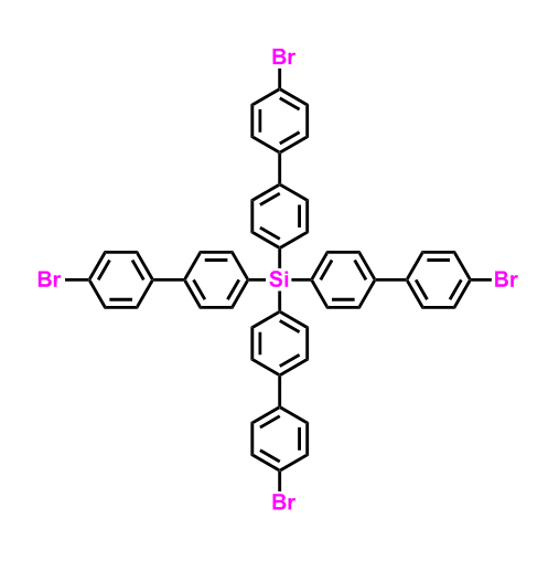 四（4 '-溴[1，1 '-联苯]-4-基）硅烷,Silane, tetrakis(4-bromo[1,1-biphenyl]-4-yl)- (9CI)