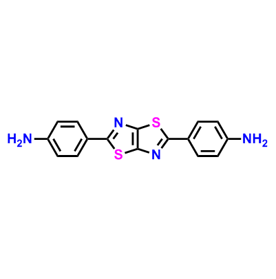 4,4'-(噻唑并[5,4-d]噻唑-2,5-二基)二苯胺,4-[5-(4-aminophenyl)-[1,3]thiazolo[5,4-d][1,3]thiazol-2-yl]aniline