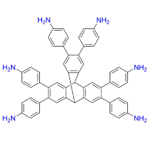 4,4'，4'，4'’，4'’’，4'‘’-（9,10-二氫-9,10-[1,2]苯并蒽-2,3,6,7,14,15-六基）六苯胺,4,4',4'',4''',4'''',4'''''-(9,10-dihydro-9,10-[1,2]benzenoanthracene-2,3,6,7,14,15-hexayl)hexaaniline