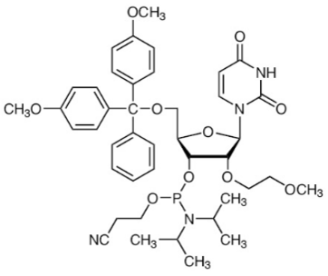2'-O-MOE-U 亚磷酰胺单体,DMT-2'-O-MOE-U-CE Phosphoramidite