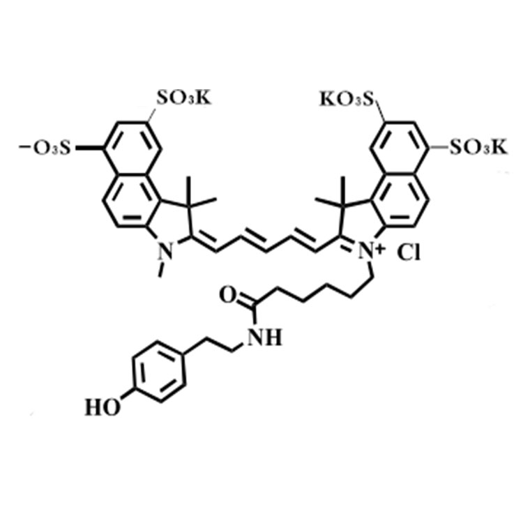 磺酸基-花青素Cy5.5 酪胺,Suflo-Cyanine5.5 Tyramide;Suflo-Cy5.5 TSA