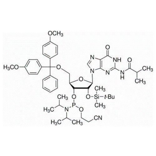 I-BU-RG亚磷酰胺单体,DMT-2'-O-TBDMS-G(iBu)-CE Phosphoramidite