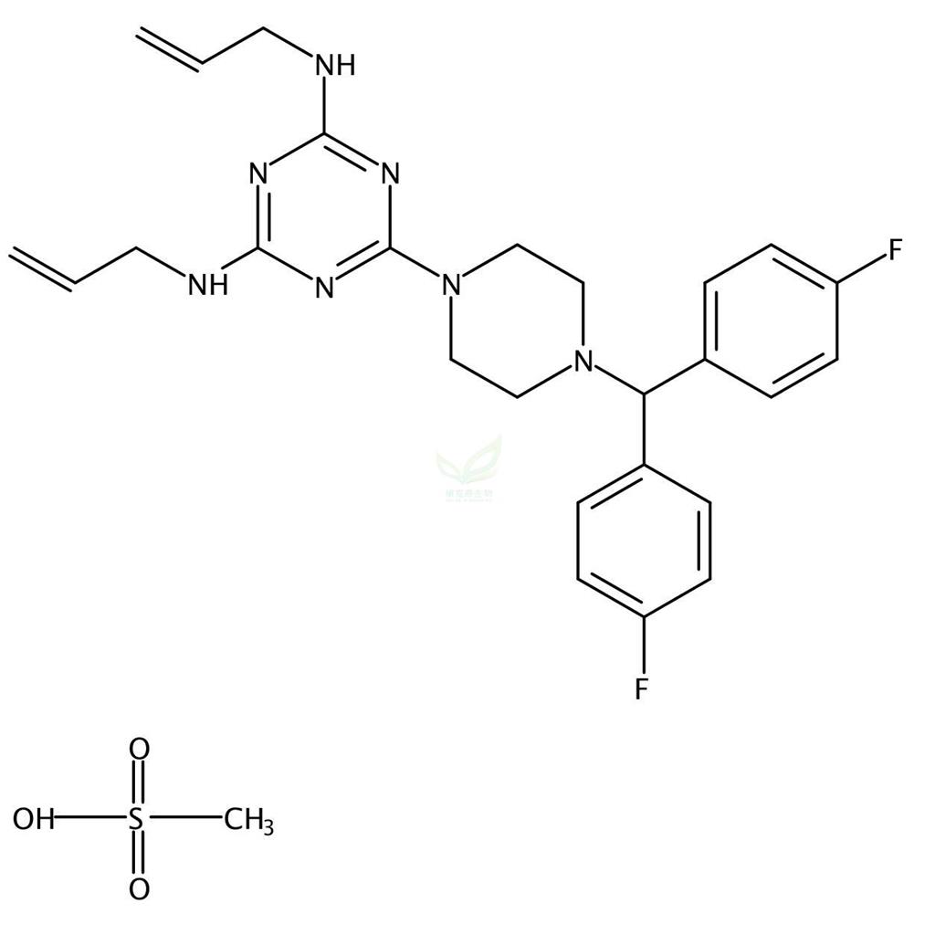 二甲磺酸阿米三嗪,Almitrine Bismesylate