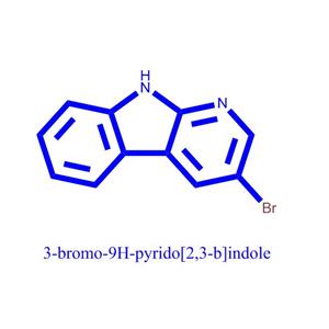 3-溴-9H-吡啶并[2,3-B]吲哚,9H-Pyrido[2,3-b]indole, 3-bromo-
