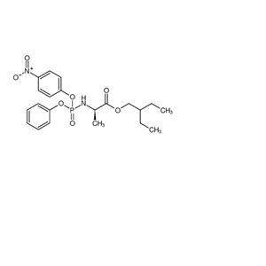 N-[(S)-(4-硝基苯氧基）苯氧磷酰基]-L-丙氨酸2-乙基丁酯（硝基侧链）,N-[(S)-(4-nitrophenoxy)phenoxyphosphinyl]-L-Alanine 2-ethylbutyl ester