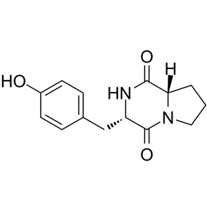 4549-02-4，cyclo(L-Pro-L-Tyr)，环(脯氨酸一酪氨酸