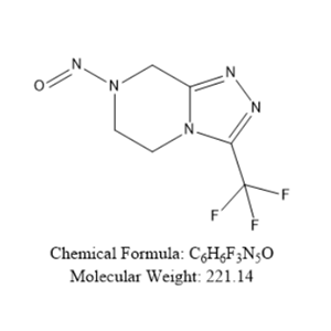 7-亚硝基-3-(三氟甲基)5,6,7,8-四氢-[1,2,4]三唑并[4.3-a]吡嗪