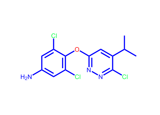 3,5-二氯-4-((6-氯-5-异丙基哒嗪-3-基)氧基)苯胺,3,5-Dichloro-4-((6-chloro-5-isopropylpyridazin-3-yl)oxy)aniline