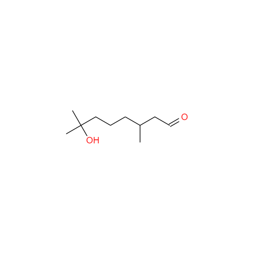 羟基香茅醛,3,7-Dimethyl-7-hydroxyoctanal