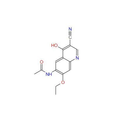 3-氰基-4-羟基-6-乙酰氨基-7-乙氧基喹啉,Acetamide, N-(3-cyano-7-ethoxy-4-hydroxy-6-quinolinyl)-