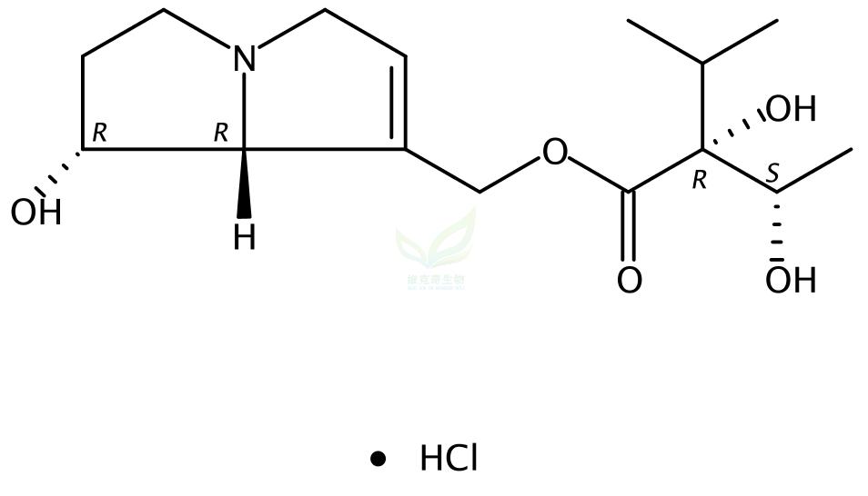 大尾搖堿鹽酸鹽,Indicine hydrochloride