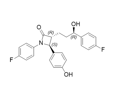 依折麦布杂质RRS,(3R,4S)-1-(4-fluorophenyl)-3-((R)-3-(4-fluorophenyl)-3-hydroxypropyl)-4-(4-hydroxyphenyl)azetidin-2-one