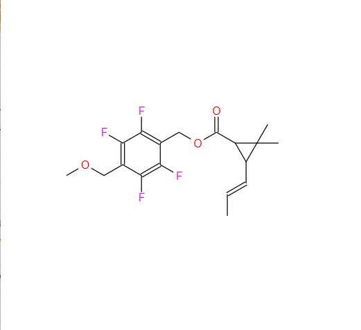 甲氧苄氟菊酯,[2,3,5,6-tetrafluoro-4-(methoxymethyl)phenyl]methyl 2,2-dimethyl-3-pro p-1-enyl-cyclopropane-1-carboxylate