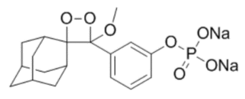 3-(2'-螺旋金刚烷)-4-甲氧基-4-(3"-磷酰氧基)苯-1,2-二氧杂环丁烷,AMPPD