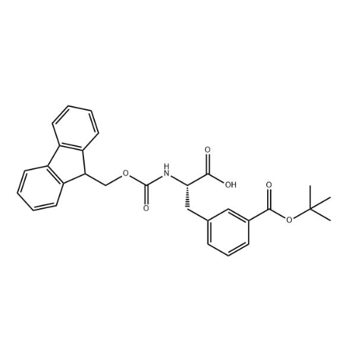Fmoc-3-叔丁氧羰基-L-苯丙氨酸,L-Phenylalanine, 3-[(1,1-dimethylethoxy)carbonyl]-N-[(9H-fluoren-9-ylmethoxy)carbonyl]-