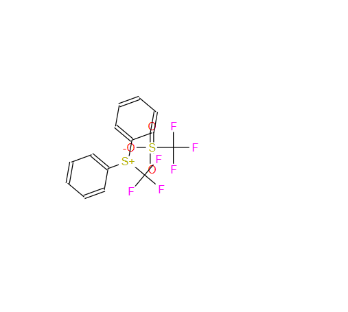二苯基(三氟甲基)锍三氟甲磺酸盐,diphenyl-(trifluoromethyl)-sulfonium trifluoromethanesulfonate