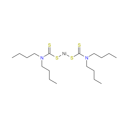 二丁基二硫代氨基甲酸鎳,Nickel dibutyldithiocarbamate