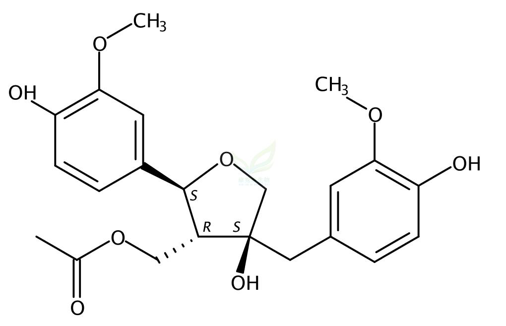 橄榄树脂素9-乙酸酯,(-)-Olivil 9-acetate;Lariresinol