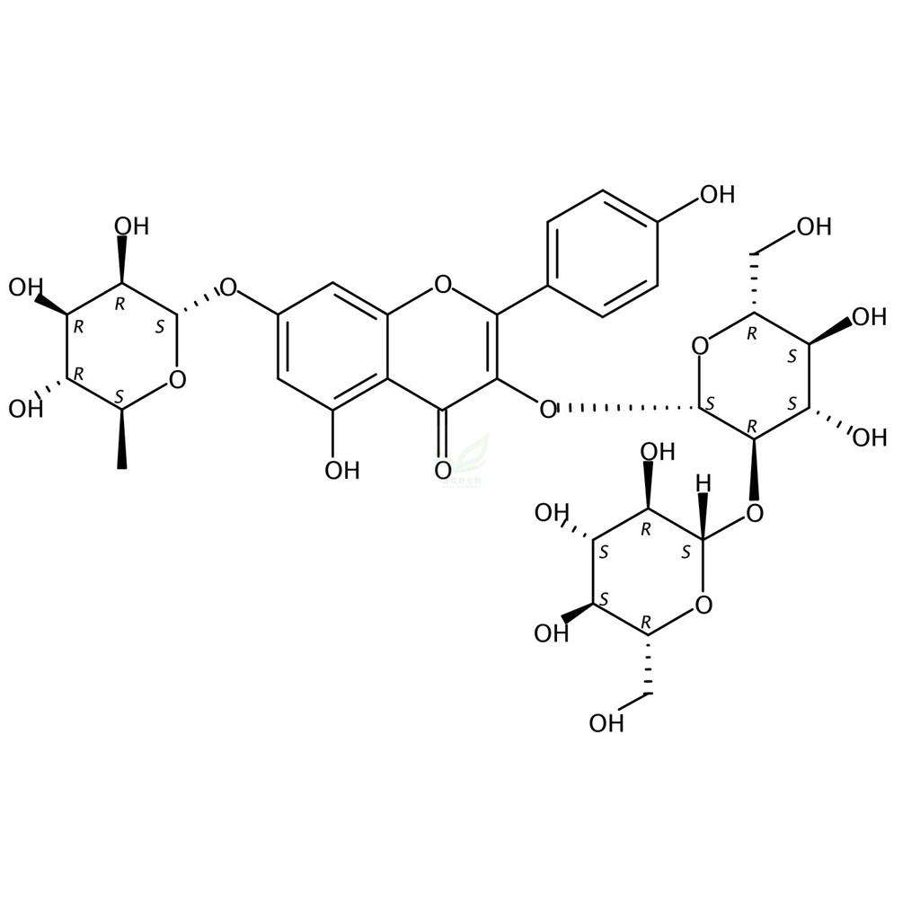 山柰酚-3-槐二糖-7-鼠李糖苷,Kaempferol 3-sophoroside-7-rhamnoside
