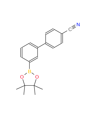 4-氰基联苯-3-硼酸频哪醇酯,(4'-CYANO-[1,1'-BIPHENYL]-3-YL)BORONIC ACID PINACOL ESTER