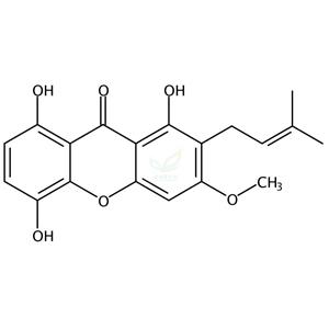 1,5,8-三羟基-3-甲氧基-2-异戊烯基氧杂蒽酮