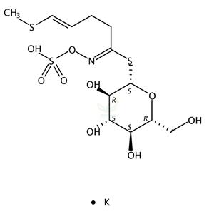 4-甲硫基-3-丁烯基硫代葡萄糖苷钾盐 