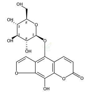 8-羟基-5-O-beta-D-吡喃葡萄糖补骨脂素,8-Hydroxy-5-O-beta-D-glucopyranosylpsoralen