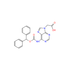 6-N-(二苯甲氧羰基)腺嘌呤-9-乙酸
