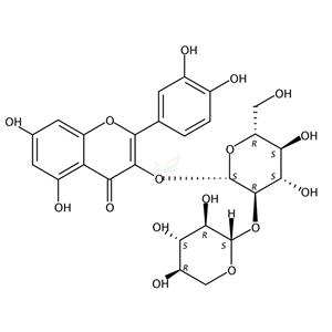 槲皮素-3-O-木糖（1-2）葡萄糖  83048-35-5