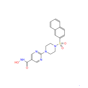 N-羟基-2-[4-(2-萘基磺酰基)-1-哌嗪基]-5-嘧啶甲酰胺