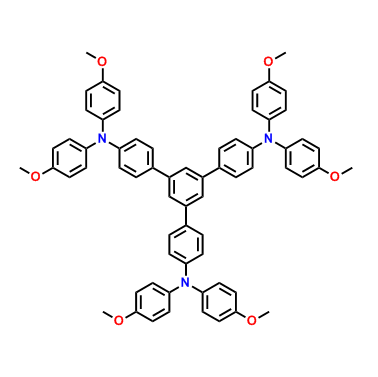 1,3,5-三[N,N-二(4-甲氧基苯基)氨基-4-苯基]苯,1,3,5-Tris[N,N-bis(4-methoxyphenyl)amino-4-phenyl]benzene