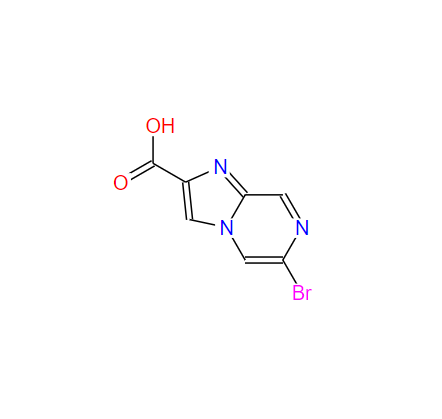 6-溴吡嗪2-羧酸,6-Bromoimidazo[1,2-a]pyrazine-2-carboxylic acid
