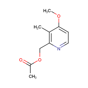 2-乙酰氧甲基-3-甲基-4-甲氧基吡啶,Acetic acid 4-methoxy-3-methyl-pyridin-2-ylmethyl ester