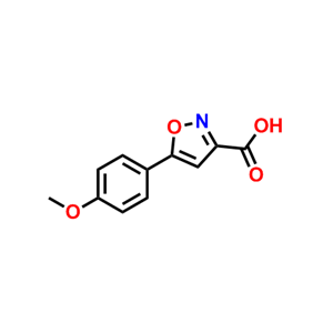 5-(4-甲氧基苯基)异噁唑-3-羧酸   33282-16-5