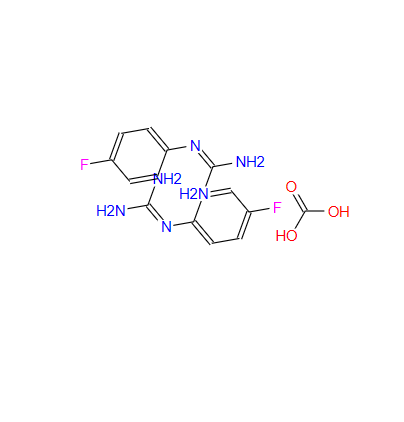 碳酸与N-(4-氟苯基)胍的化合物,Carbonic acid compd. with N-(4-fluorophenyl)guanidine (1:2)