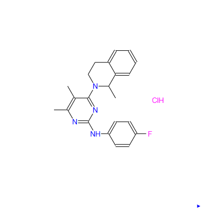 盐酸瑞伐拉赞,2-PYRIMIDINAMINE, 4-(3,4-DIHYDRO-1-METHYL-2(1H)-ISOQUINOLINYL)-N-(4-FLUOROPHENYL)-5,6-DIMETHYL-, MONOHYDROCHLORIDE