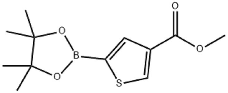 Methyl 5-(4,4,5,5-tetramethyl-1,3,2-dioxaborolan-2-yl)thiophene-3-carboxylat