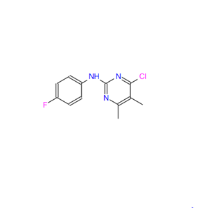 4-氯-2-(4-氟苯基氨基)-5,6-二甲基嘧啶；199463-20-2