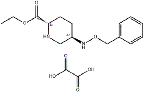 (2S,5R)-苄氧胺基哌啶-2-甲酸乙酯草酸盐,(2S,5R)-5-[(Benzyloxy)amino]piperidine-2-carboxylate ethyl oxalate