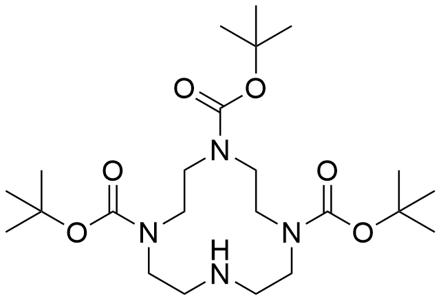 1,4,7-三叔丁氧羰基-1,4,7,10-四氮杂环十二烷,1,4,7-tris-Boc-1,4,7,10-tetraaza-cyclododecane (TriBOC-Cyclen)