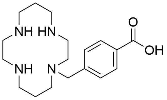 4-((1,4,8,11-tetraazacyclotetradec-1-yl)methyl)benzoic acid (CPTA),4-((1,4,8,11-tetraazacyclotetradec-1-yl)methyl)benzoic acid (CPTA)