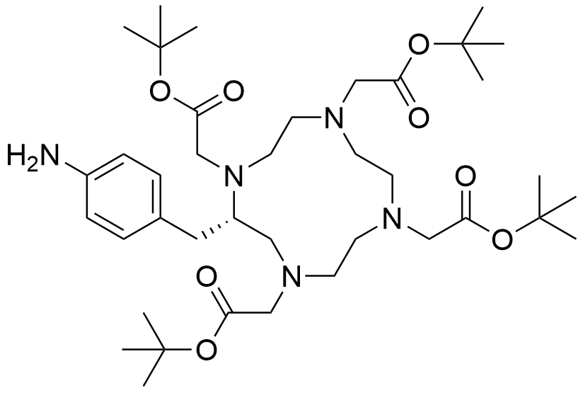 p-NH2-Bn-DOTA-tetra(t-Bu ester),p-NH2-Bn-DOTA-tetra(t-Bu ester)