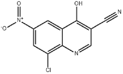 3-Quinolinecarbonitrile, 8-chloro-4-hydroxy-6-nitro-;